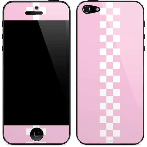 Pink Checkerboard iPhone 5/5s/5SE Skin