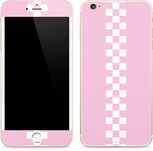 Pink Checkerboard iPhone 6/6s Plus Skin