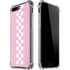 Pink Checkerboard iPhone 7/8 Plus Clear Case
