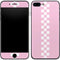 Pink Checkerboard iPhone 8 Plus Skin