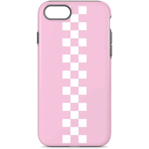 Pink Checkerboard iPhone 8 Pro Case