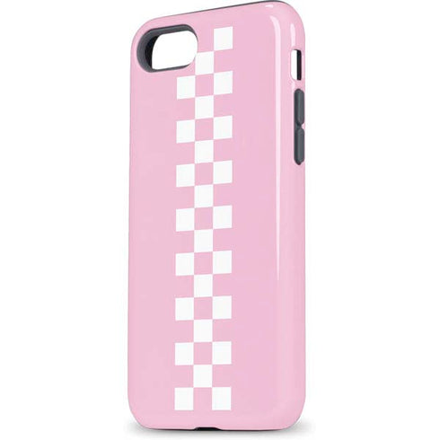 Pink Checkerboard iPhone 8 Pro Case