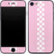 Pink Checkerboard iPhone 8 Skin