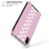 Pink Checkerboard iPhone XR Clear Case