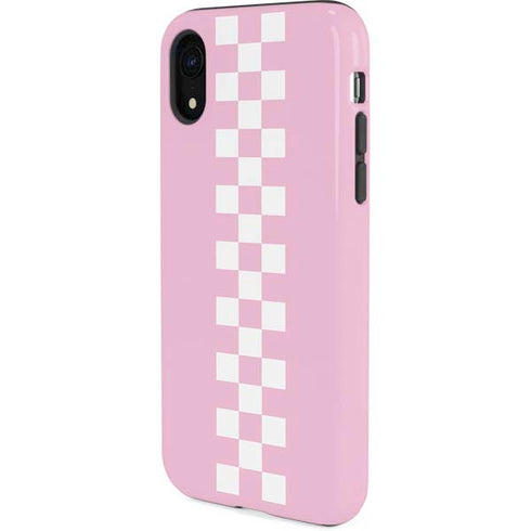 Pink Checkerboard iPhone XR Pro Case