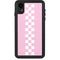 Pink Checkerboard iPhone XR Waterproof Case