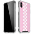 Pink Checkerboard iPhone XS Max Clear Case