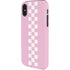 Pink Checkerboard iPhone XS Pro Case