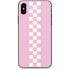 Pink Checkerboard iPhone XS Skin