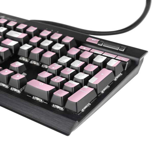Pink Checkerboard K95 RGB PLATINUM Mechanical Gaming Keyboard Skin