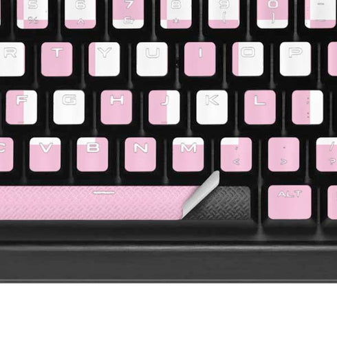 Pink Checkerboard K95 RGB PLATINUM Mechanical Gaming Keyboard Skin