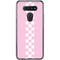 Pink Checkerboard LG K51/Q51 Clear Case