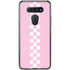 Pink Checkerboard LG K51/Q51 Clear Case