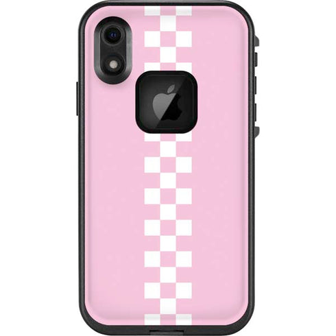 Pink Checkerboard LifeProof Fre iPhone Skin