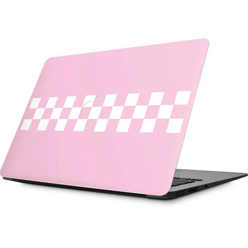 Pink Checkerboard Apple MacBook Skin