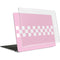 Pink Checkerboard MacBook Air 13in (2020) Case plus Skin