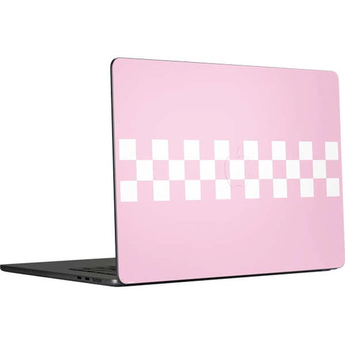 Pink Checkerboard MacBook Air 15 in (2023) Skin