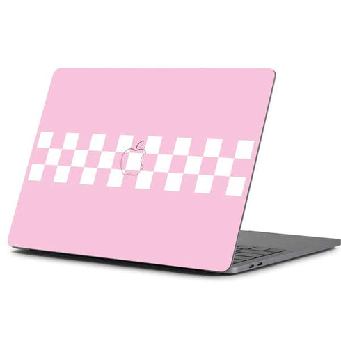 Pink Checkerboard Apple MacBook Pro 13-inch Skin