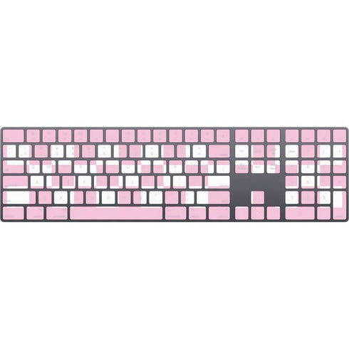 Pink Checkerboard Magic Keyboard with Numeric Keypad Skin