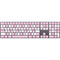 Pink Checkerboard Magic Keyboard with Numeric Keypad Skin