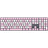 Pink Checkerboard Magic Keyboard with Numeric Keypad Skin