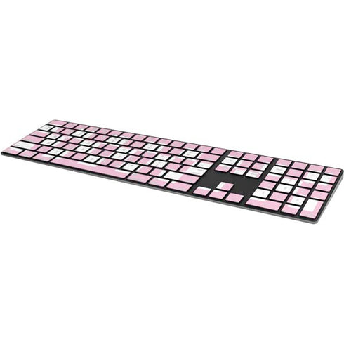 Pink Checkerboard Magic Keyboard with Numeric Keypad Skin