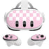 Pink Checkerboard Meta Quest 3 Skin