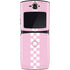 Pink Checkerboard Motorola RAZR Skin