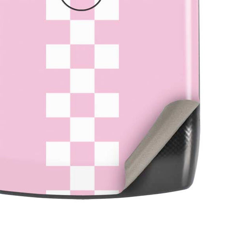 Pink Checkerboard Motorola RAZR Skin
