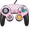 Pink Checkerboard Nintendo GameCube Controller Skin