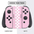 Pink Checkerboard Nintendo Switch Bundle Skin