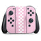 Pink Checkerboard Nintendo Switch (2017-2021) Joy-Con Controller Skin