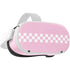 Pink Checkerboard Oculus Quest 2 Skin