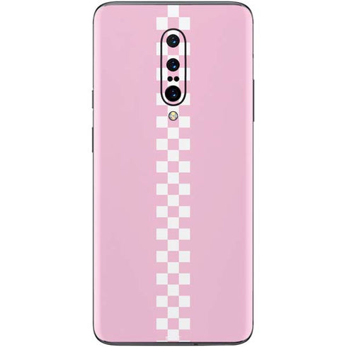 Pink Checkerboard OnePlus 7 Pro Skin