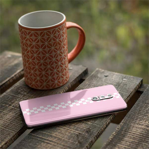 Pink Checkerboard OnePlus 7 Pro Skin