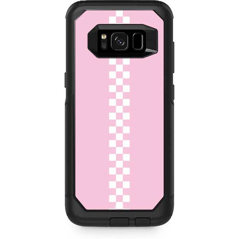 Pink Checkerboard Otterbox Commuter Galaxy Skin