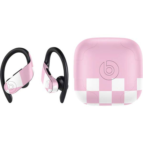 Pink Checkerboard PowerBeats Pro Skin