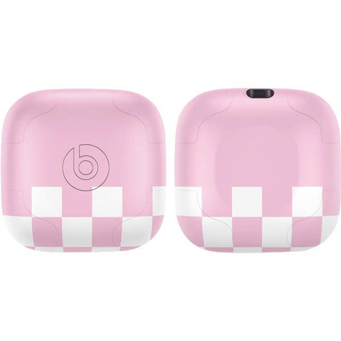 Pink Checkerboard PowerBeats Pro Skin