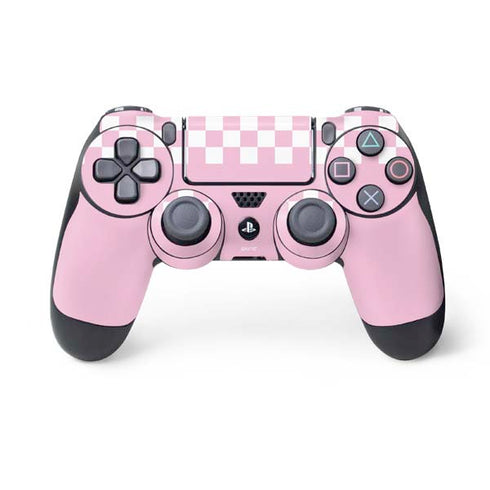 Pink Checkerboard PS4 Controller Skin