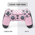 Pink Checkerboard PS4 Controller Skin