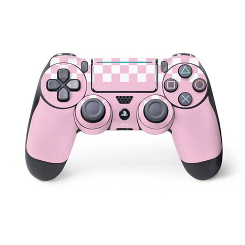 Pink Checkerboard PS4 Pro/Slim Controller Skin