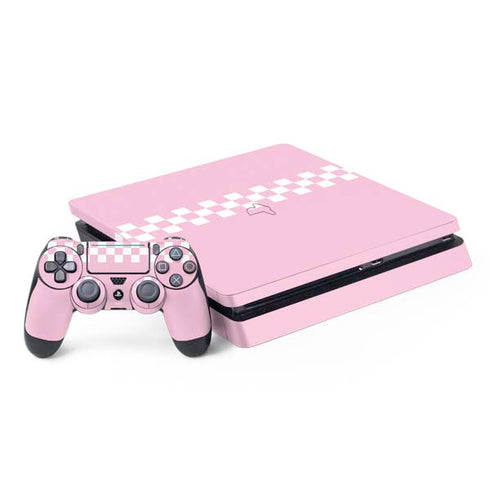 Pink Checkerboard PS4 Slim Bundle Skin