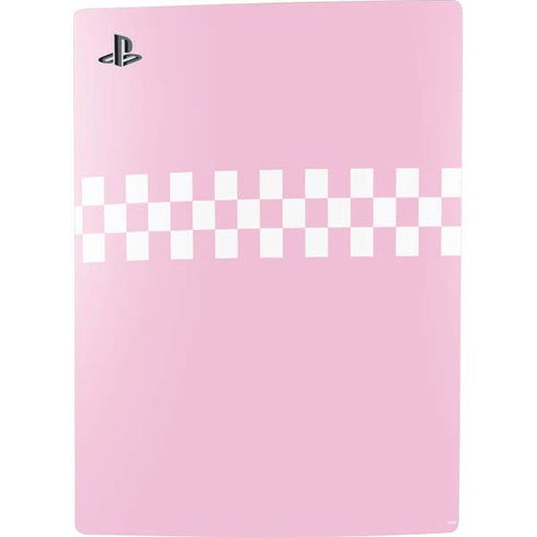 Pink Checkerboard PS5 Digital Edition Console Skin