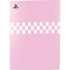 Pink Checkerboard PS5 Digital Edition Console Skin