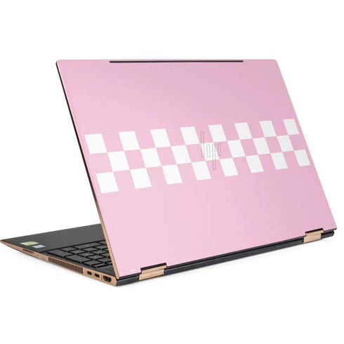 Pink Checkerboard HP Spectre Skin