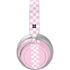Pink Checkerboard Surface Headphones Skin