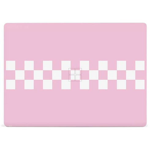 Pink Checkerboard Surface Laptop 2 Skin