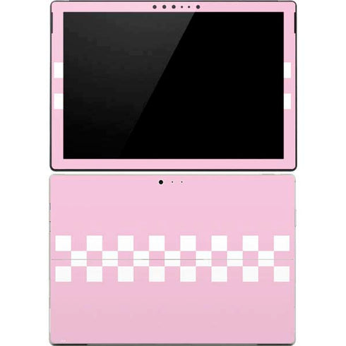 Pink Checkerboard Surface Pro 4 Skin