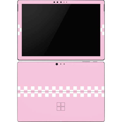 Pink Checkerboard Surface Pro 6 Skin