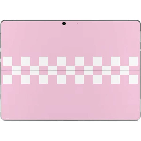 Pink Checkerboard Surface Pro 8 Skin